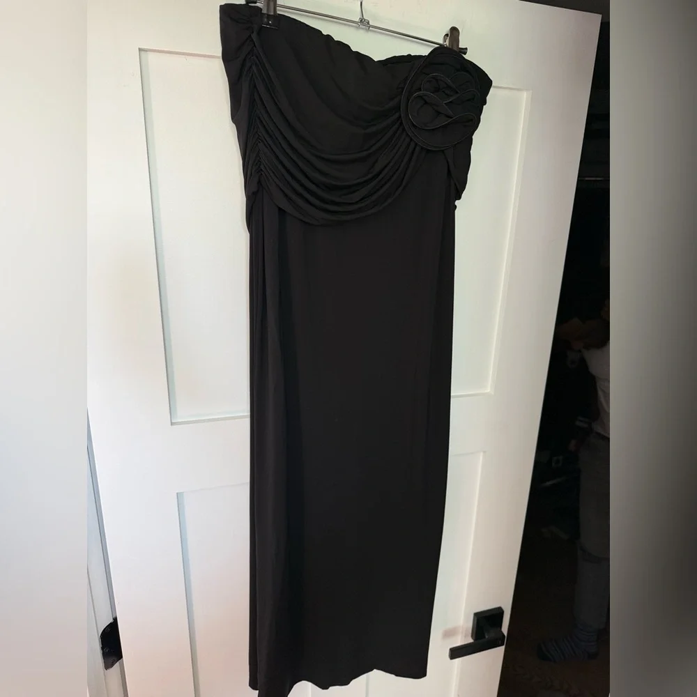 NWT Magda Butrym x H&M Maxi Skirt with Rose Appliqué - Picture 3 of 5